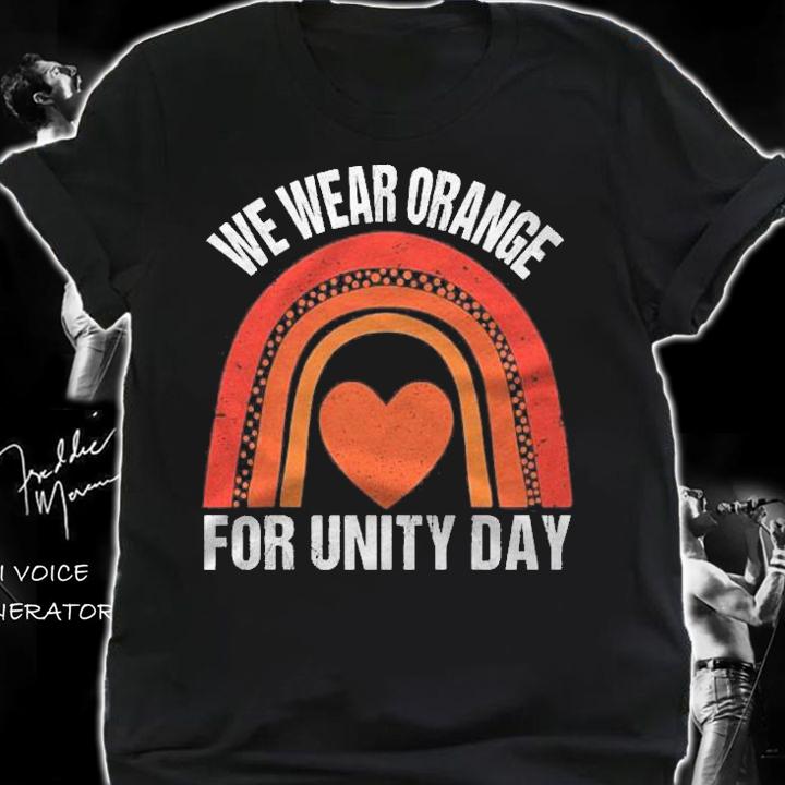 Unity Day Shirt Orange Rainbow We Wear Orange For Unity Day Shirt t-shirt shirt