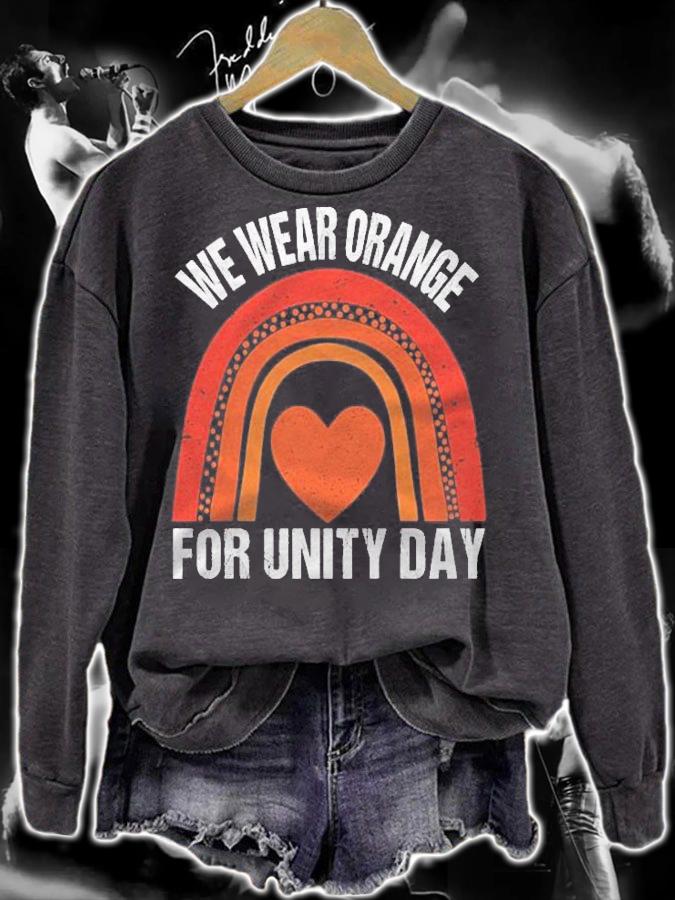 Unity Day Shirt Orange Rainbow We Wear Orange For Unity Day Shirt t-shirt sweatshirt