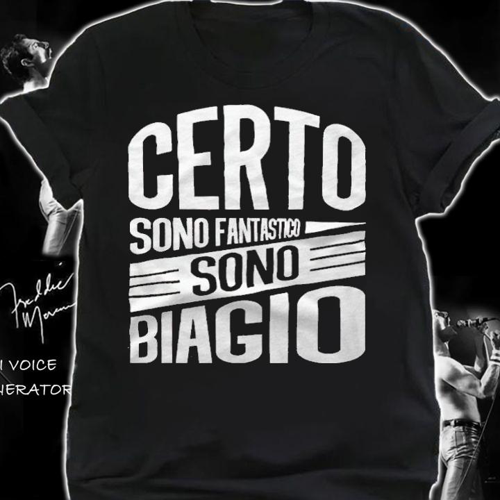Certo sono Fantastico sono Biagio T-shirt t-shirt