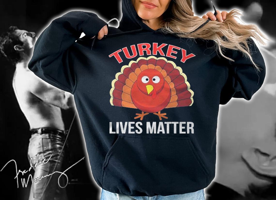 Funny Thanksgiving Turkey Lives Matter Vegetarian Gift Shirt t-shirt