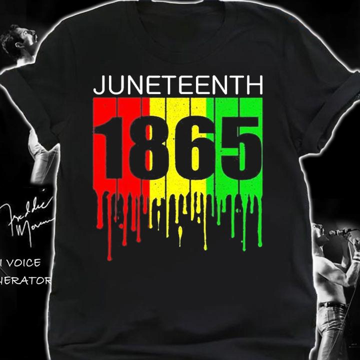 Juneteenth Black African American Flag Freedom Vintage T-Shirt t-shirt shirt