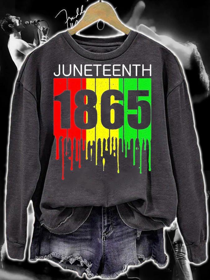 Juneteenth Black African American Flag Freedom Vintage T-Shirt t-shirt sweatshirt