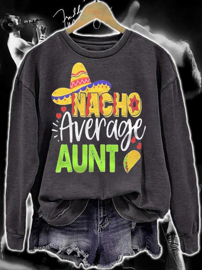 Nacho Average Aunt Cinco De Mayo Mexican Sombrero Men Boy Shirt t-shirt