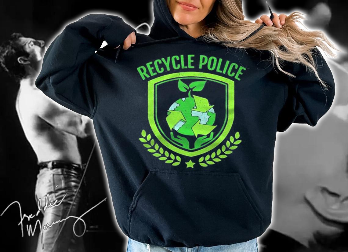 Recycle Police Earth Day Environmental Recyclist shirt t-shirt