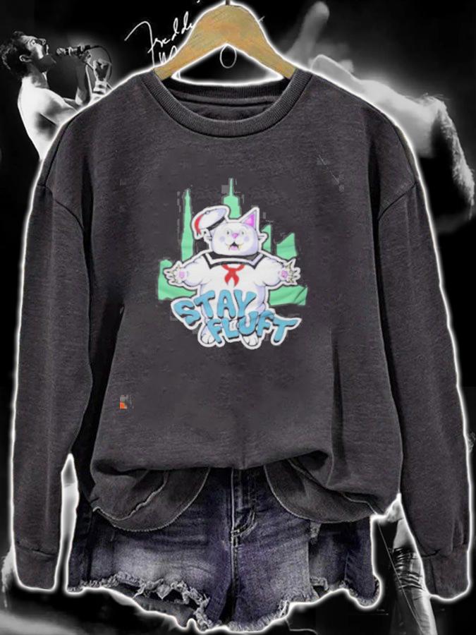 Stay Fluft Cat T-shirt t-shirt sweatshirt
