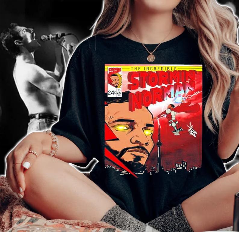 The Incredibles Stormin Norman Comic Shirt t-shirt woman shirt