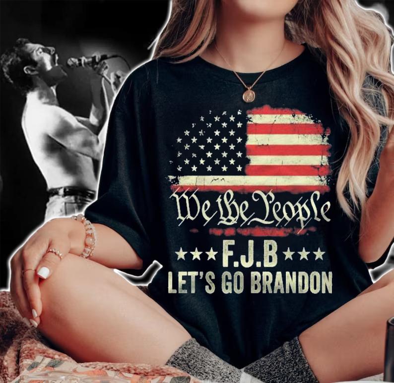 We The People Lets Go Brandon Conservative Anti Liberal Shirt t-shirt
