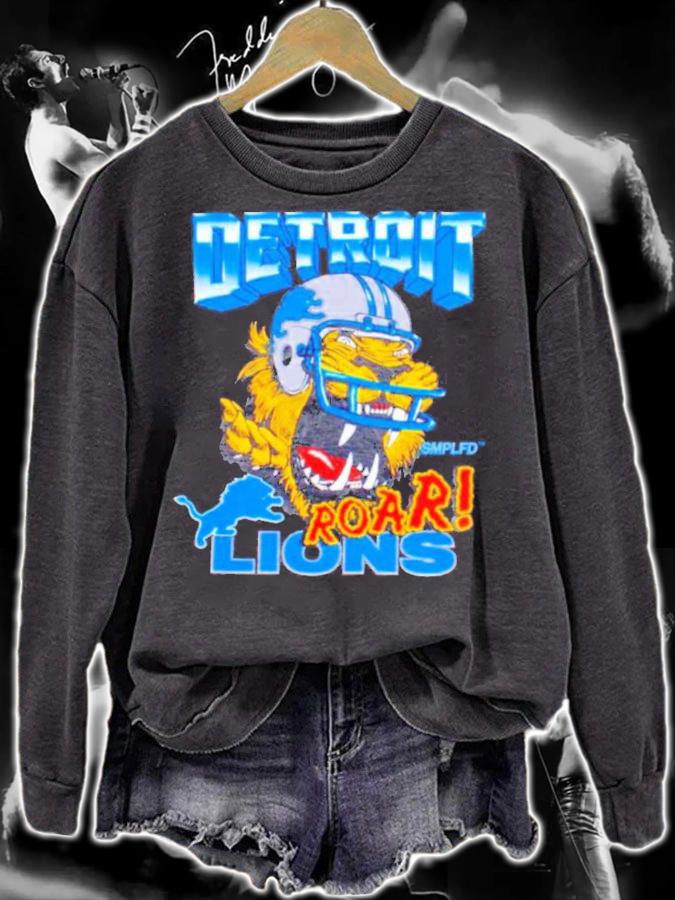 Coach Brad Holmes Wearing Detroit Lions Roar X Smplfd Shirt t-shirt sweatshirt