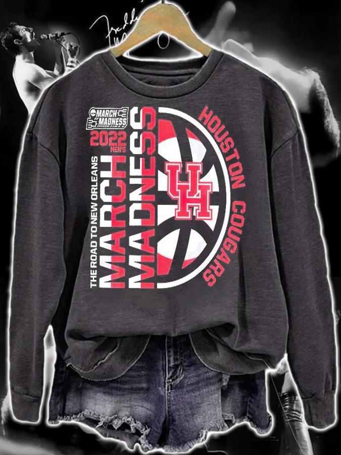 Houston Cougars 2022 Mens NCAA The Road To New Orleans March Madness T-Shirt t-shirt sweatshirt