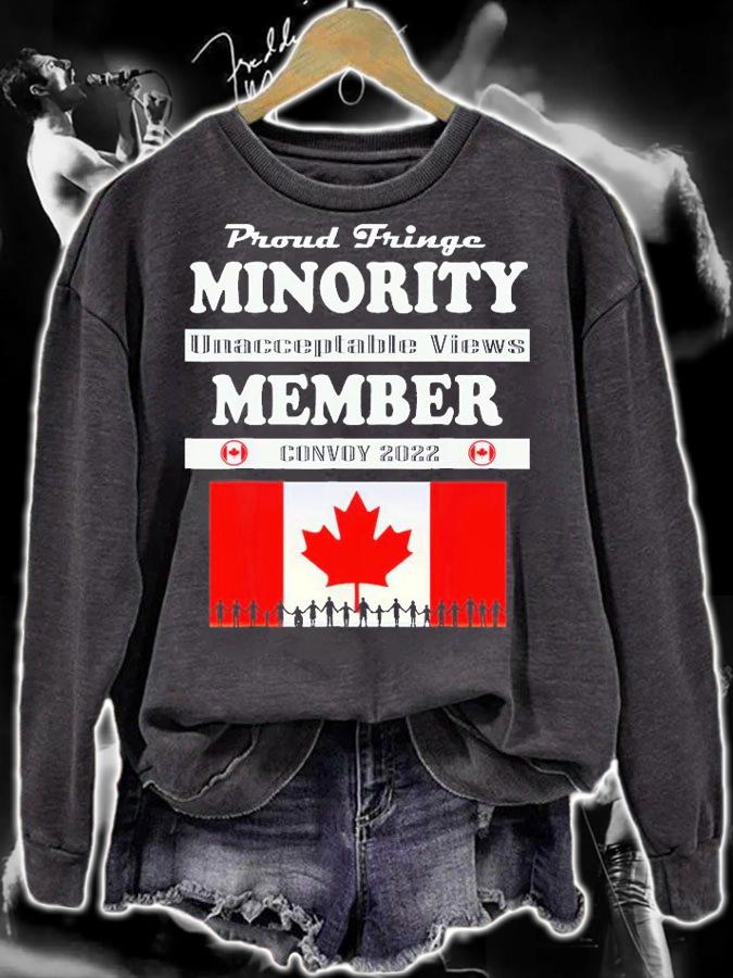 Proud Fringe Minority Member Freedom Convoy 2022 Truckers T-Shirt t-shirt
