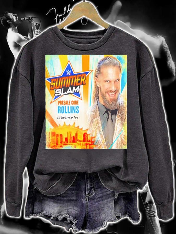 Seth Rollins SummerSlam 2022 WWE T-Shirt t-shirt sweatshirt