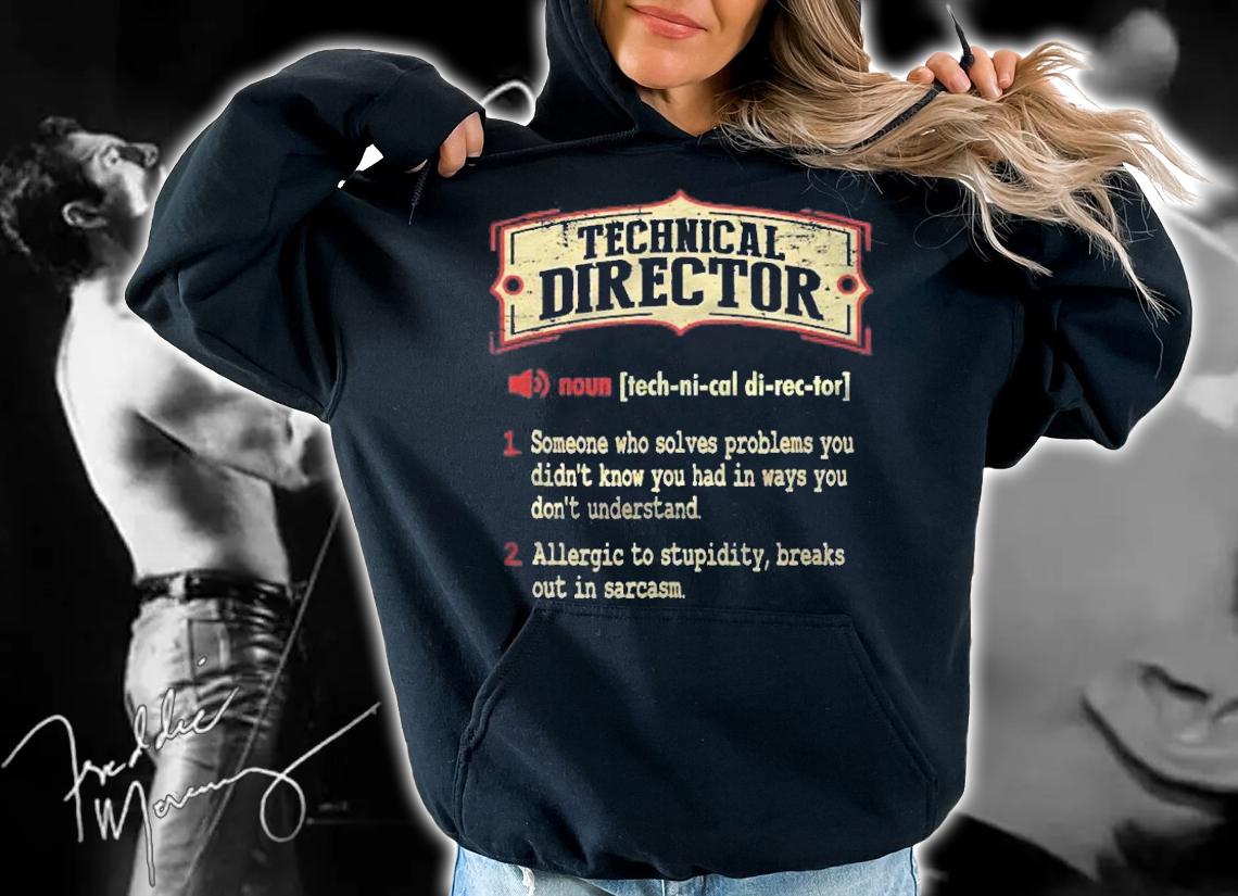 Technical Director Dictionary Term Sarcastic Shirt t-shirt
