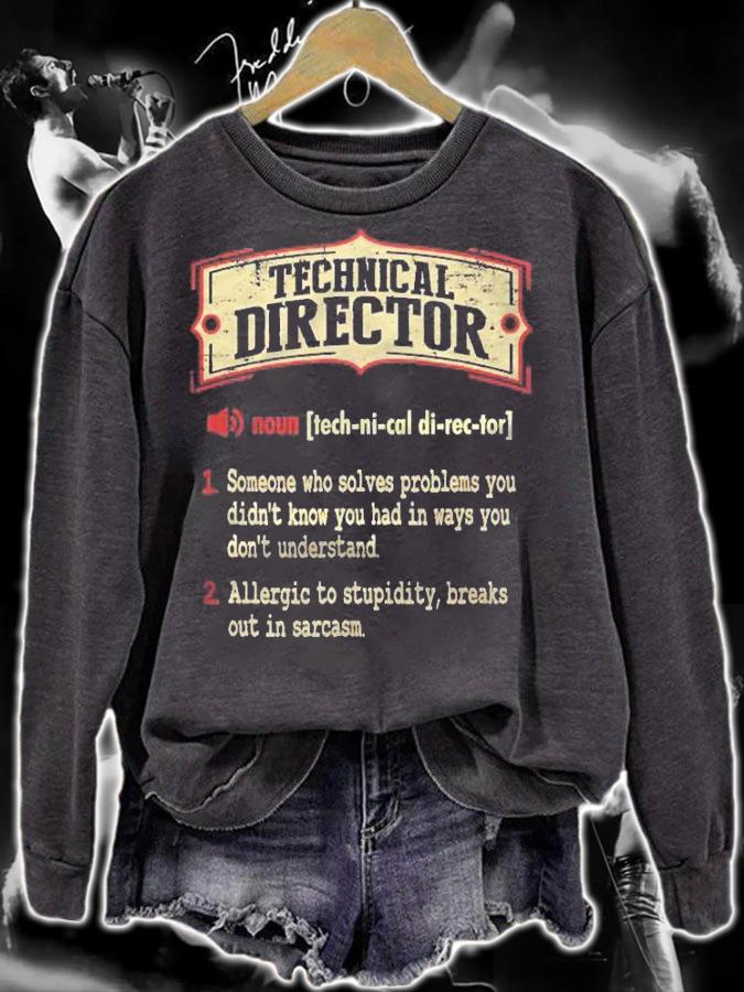 Technical Director Dictionary Term Sarcastic Shirt t-shirt