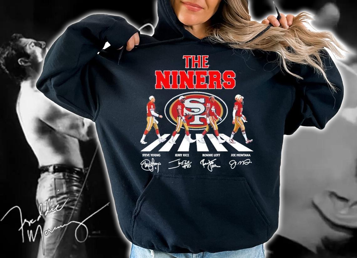 The Niners San Francisco 49ers Signatures Abbey Road Shirt t-shirt hoodie