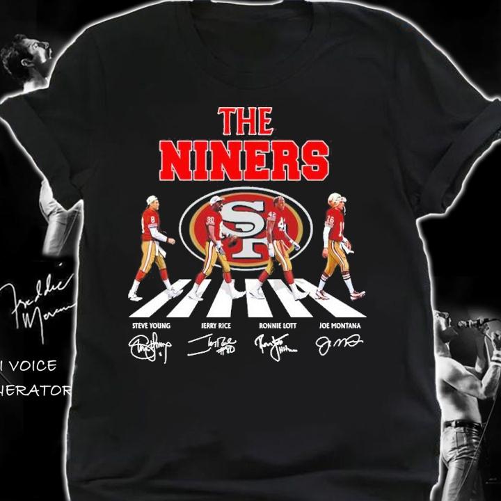 The Niners San Francisco 49ers Signatures Abbey Road Shirt t-shirt shirt