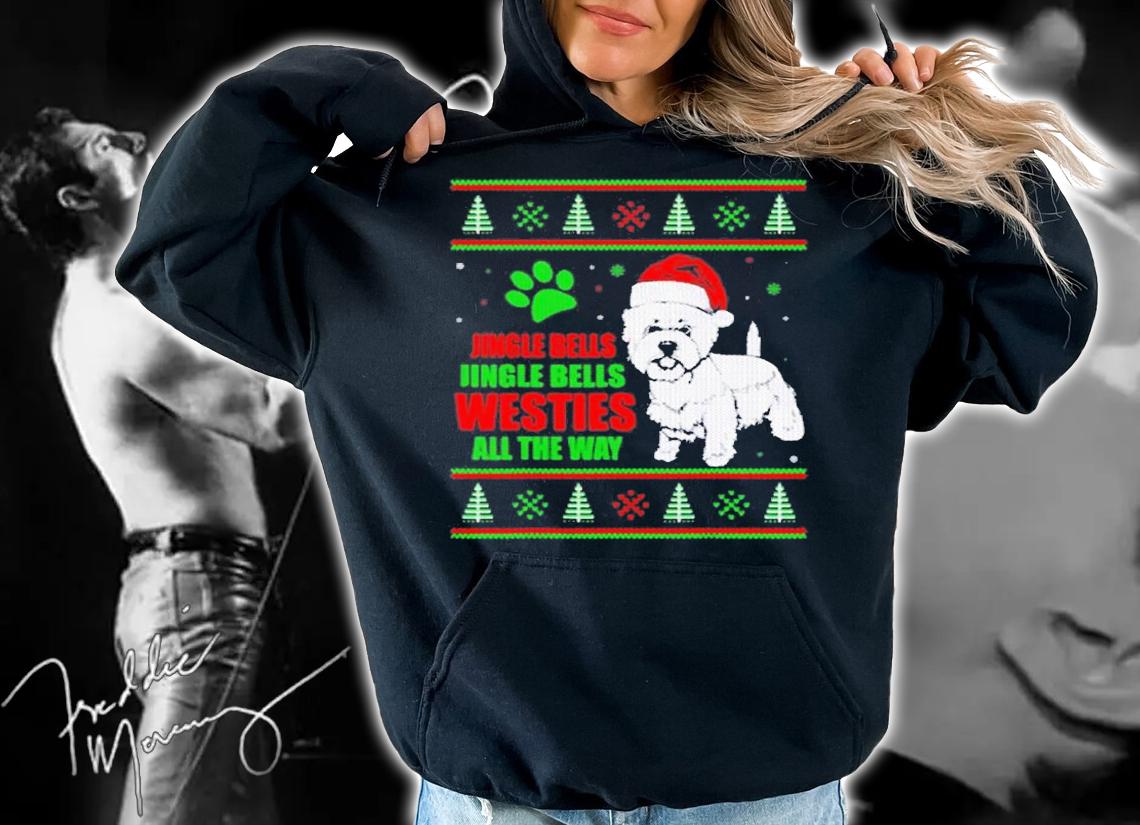 Westie Ugly Christmas West Highland Terrier T-Shirt t-shirt hoodie