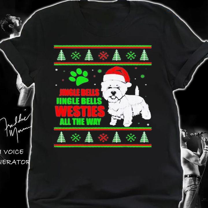 Westie Ugly Christmas West Highland Terrier T-Shirt t-shirt shirt