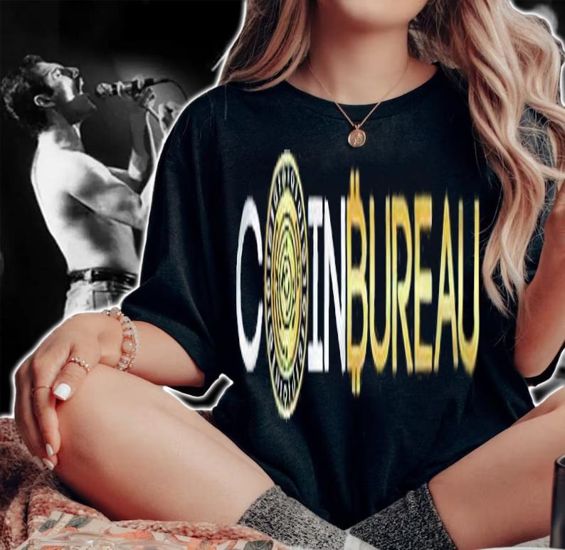 Coin Bureau logo T-shirt t-shirt woman shirt