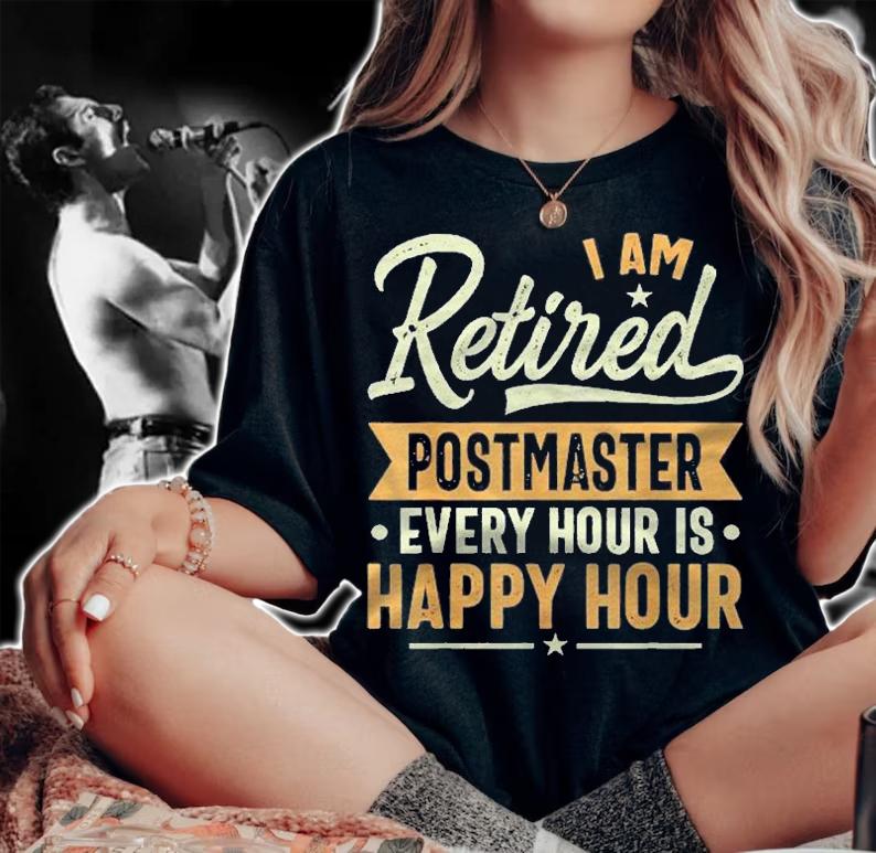 Retired Postmaster Gift Ideas  Postmaster Retired Gifts Shirt t-shirt woman shirt