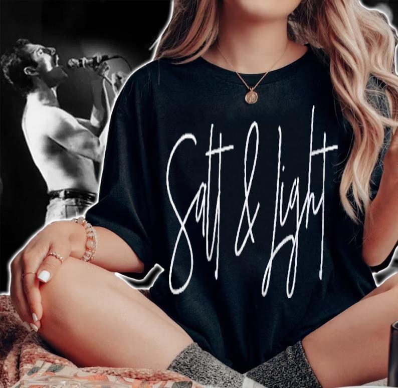 Salt & Light Christian Shirt Be The Change The World Needs Shirt t-shirt