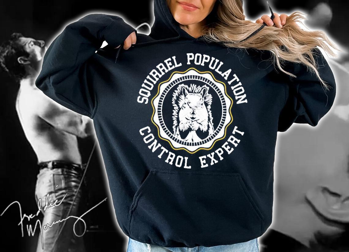 Squirrel Population Control Expert Animal Hunter Hunt T-Shirt t-shirt