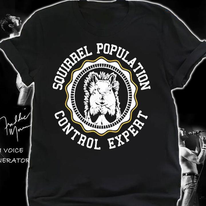 Squirrel Population Control Expert Animal Hunter Hunt T-Shirt t-shirt