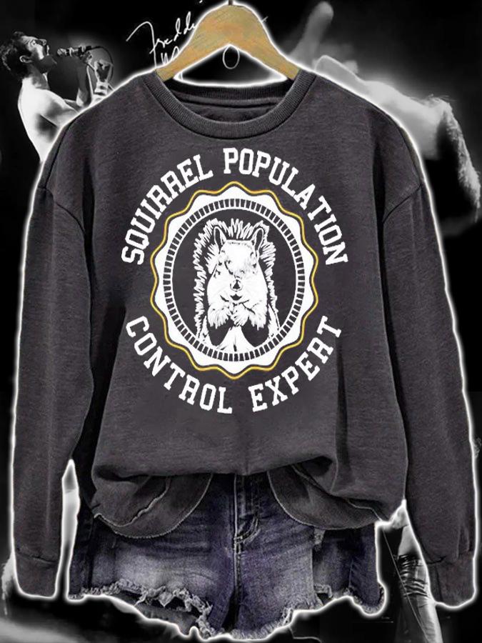 Squirrel Population Control Expert Animal Hunter Hunt T-Shirt t-shirt