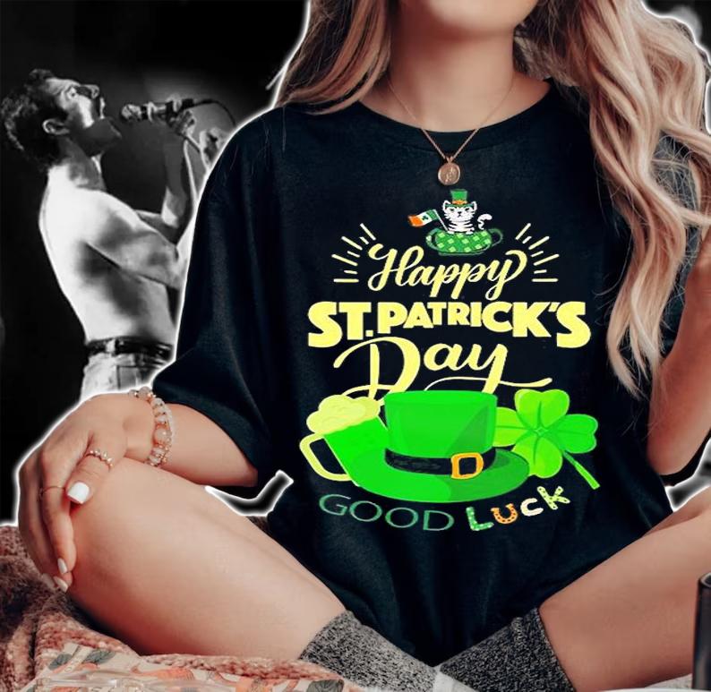 Happy St. Patricks Day Good Luck T-Shirt t-shirt woman shirt