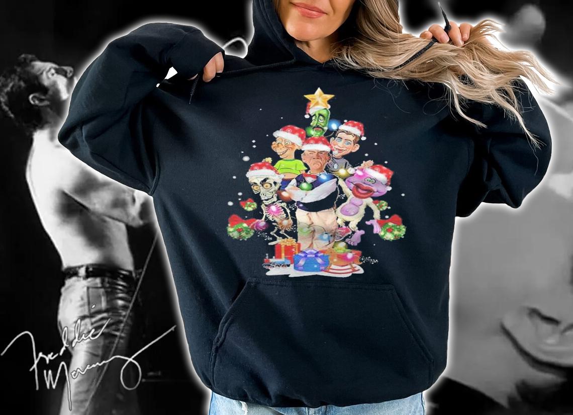 Jeff Dunham friend tree Christmas shirt t-shirt
