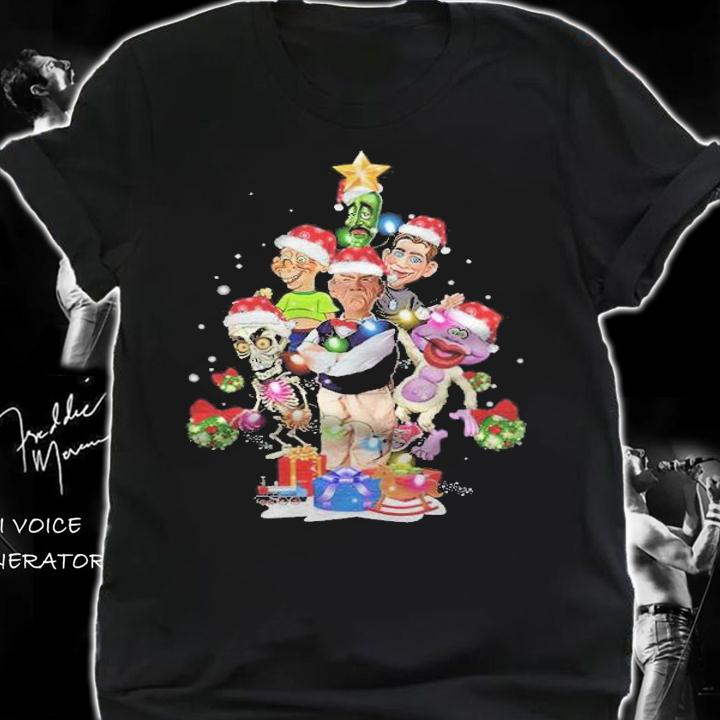 Jeff Dunham friend tree Christmas shirt t-shirt
