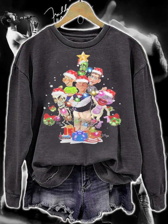 Jeff Dunham friend tree Christmas shirt t-shirt