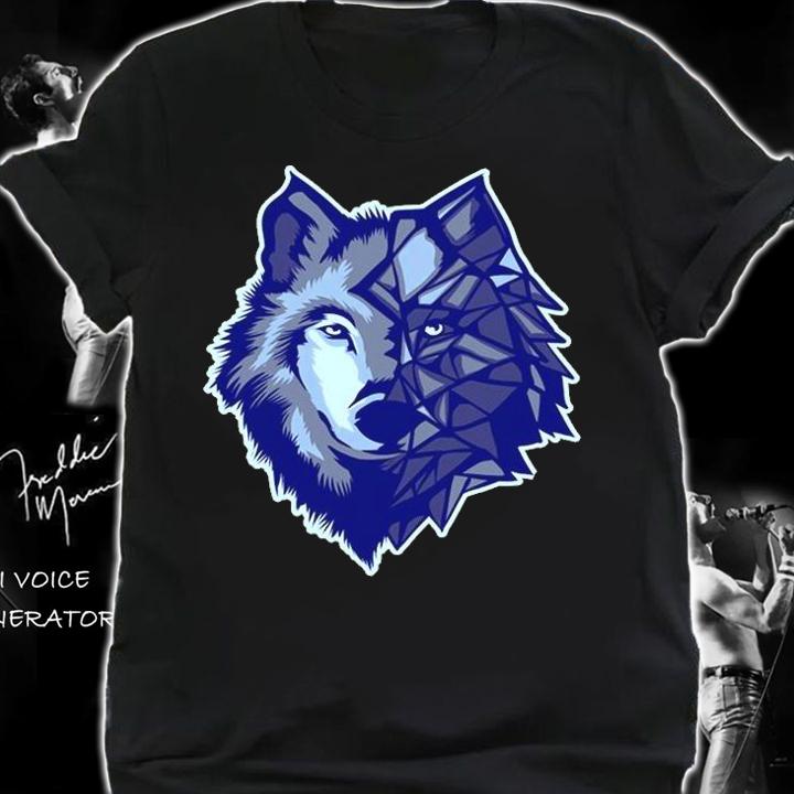 Mountain Wolf Gift Geometric Wolves T-Shirt t-shirt