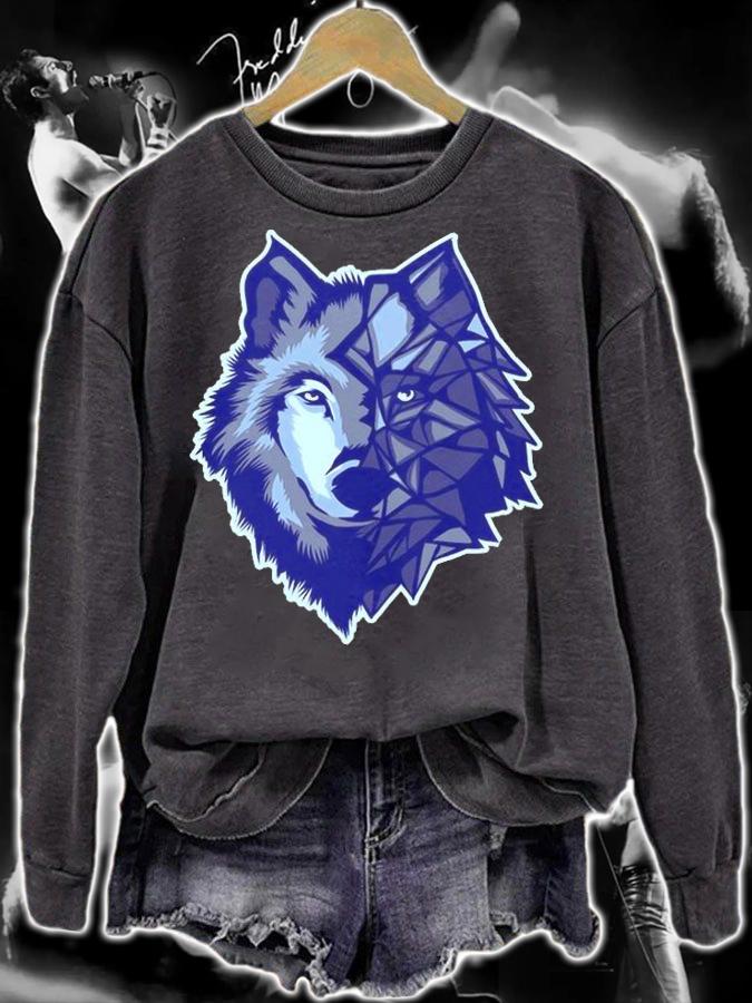 Mountain Wolf Gift Geometric Wolves T-Shirt t-shirt