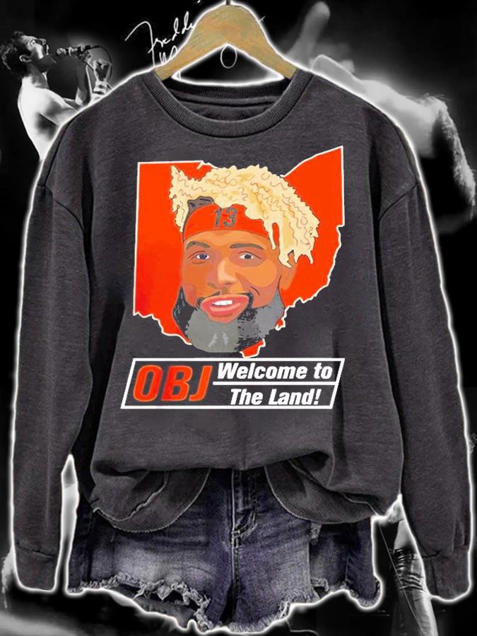 Odell Beckham Jr Browns Obj Clealand Welcome To The Land T-Shirt t-shirt sweatshirt