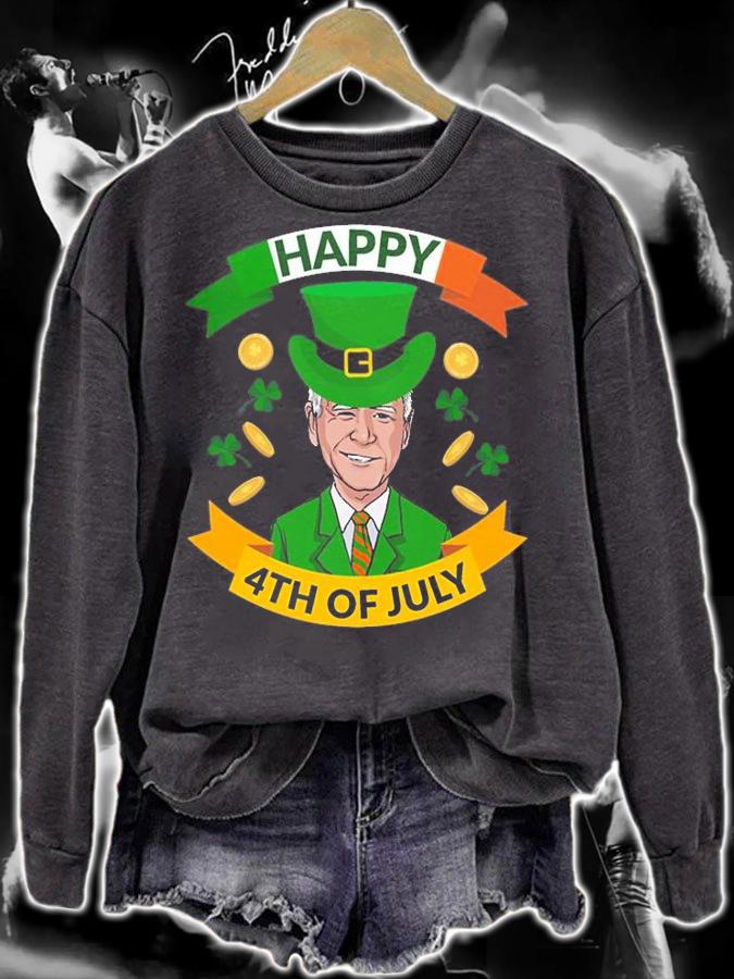 Sarcastic Biden 4Th Of July St Patrick's Day Gift T-Shirt t-shirt