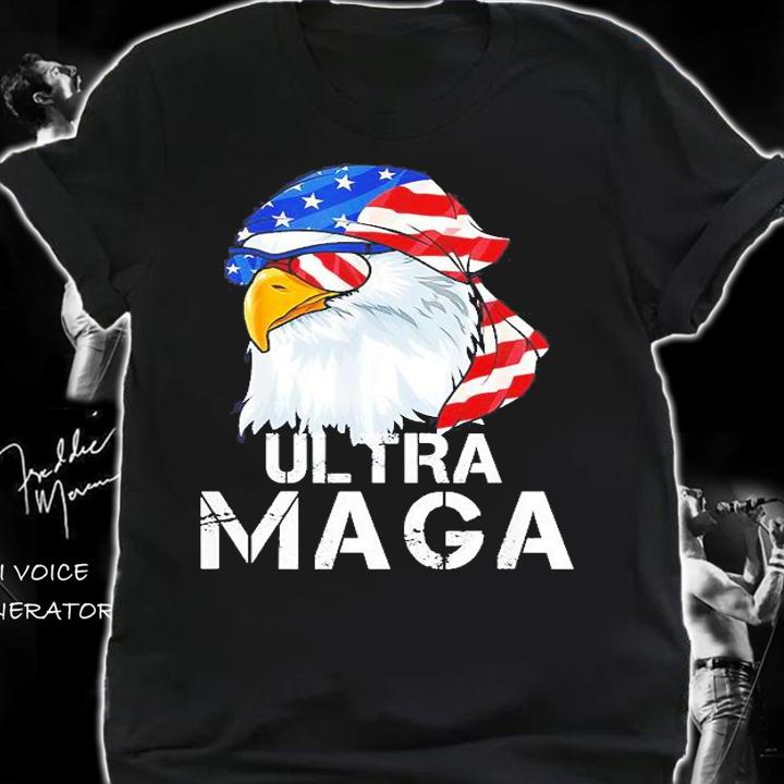 Ultra MAGA Patriotic Eagle 4th Of July American Flag USA T-Shirt t-shirt shirt