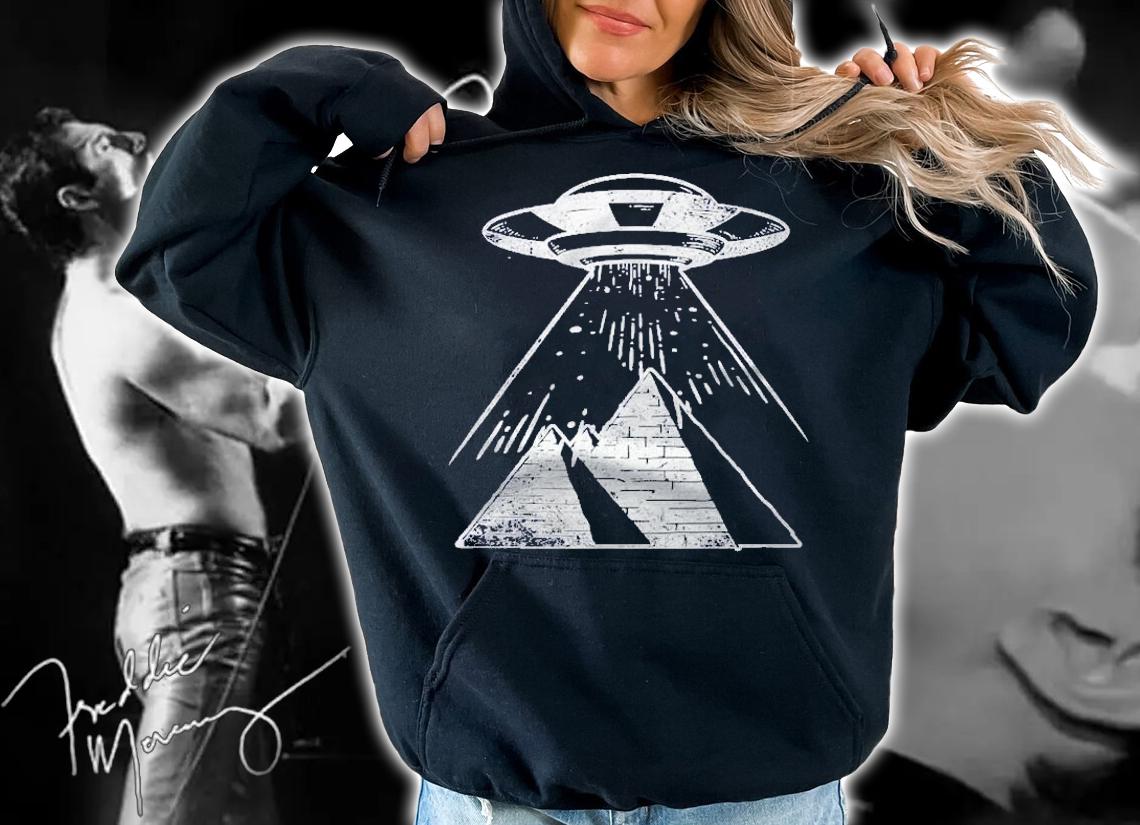 Egyptian Pyramids Ufo Abduction Alien Shirt t-shirt hoodie
