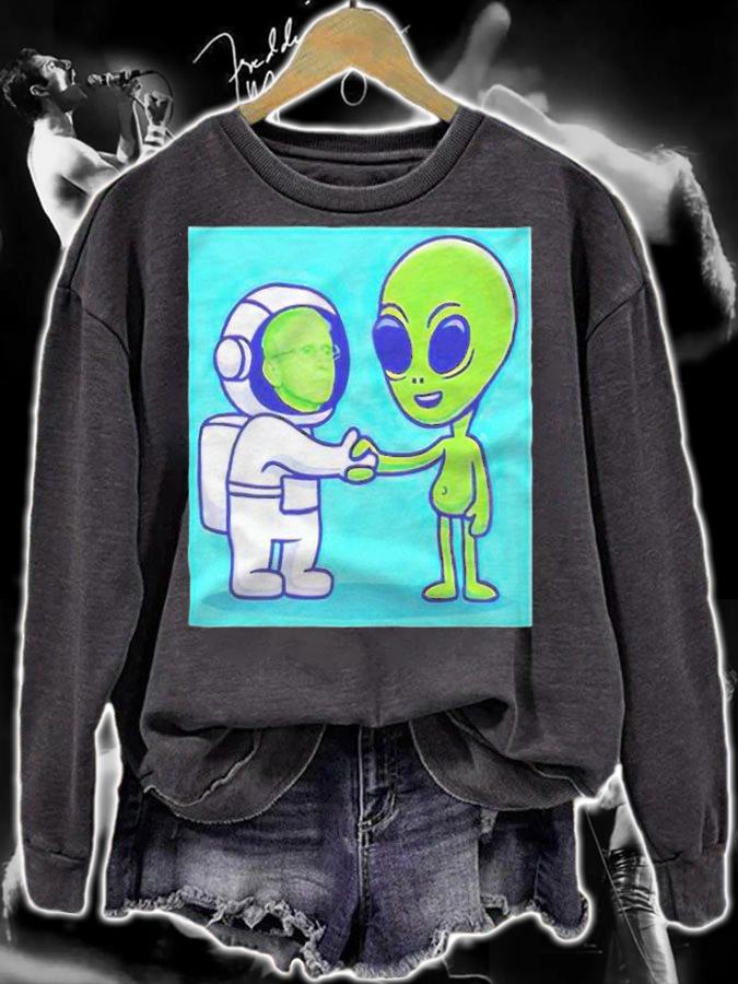 Fauci Alien UFO funny T-shirt t-shirt sweatshirt