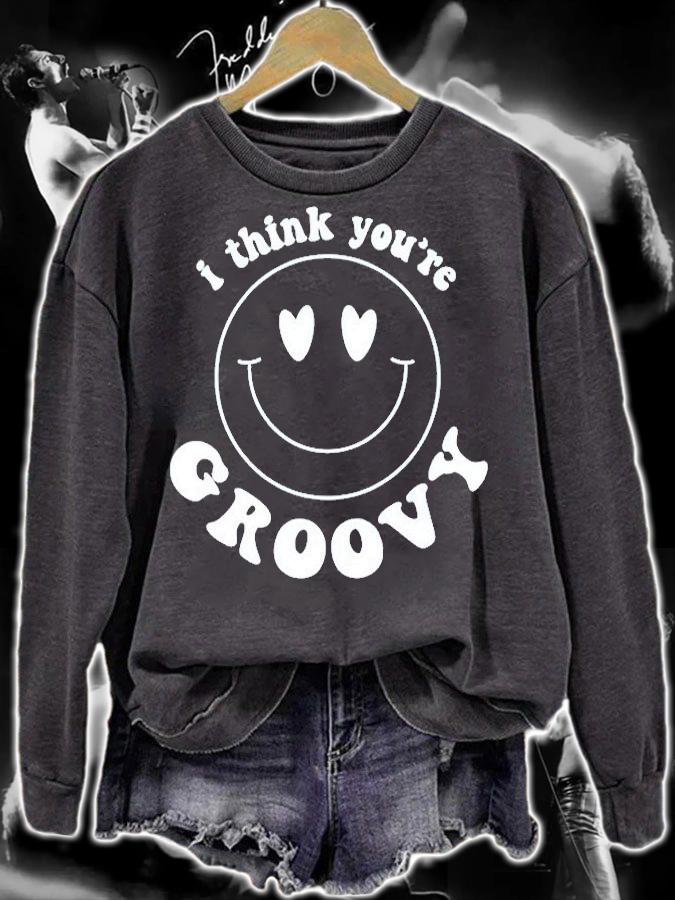 I Think You're Groovy Svg Png T-Shirt t-shirt