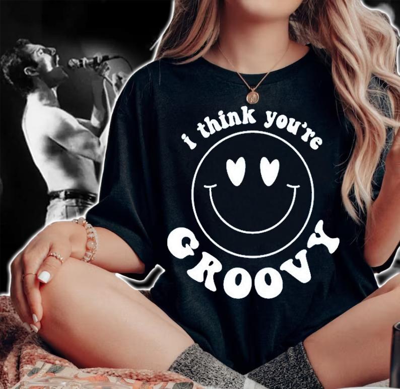 I Think You're Groovy Svg Png T-Shirt t-shirt