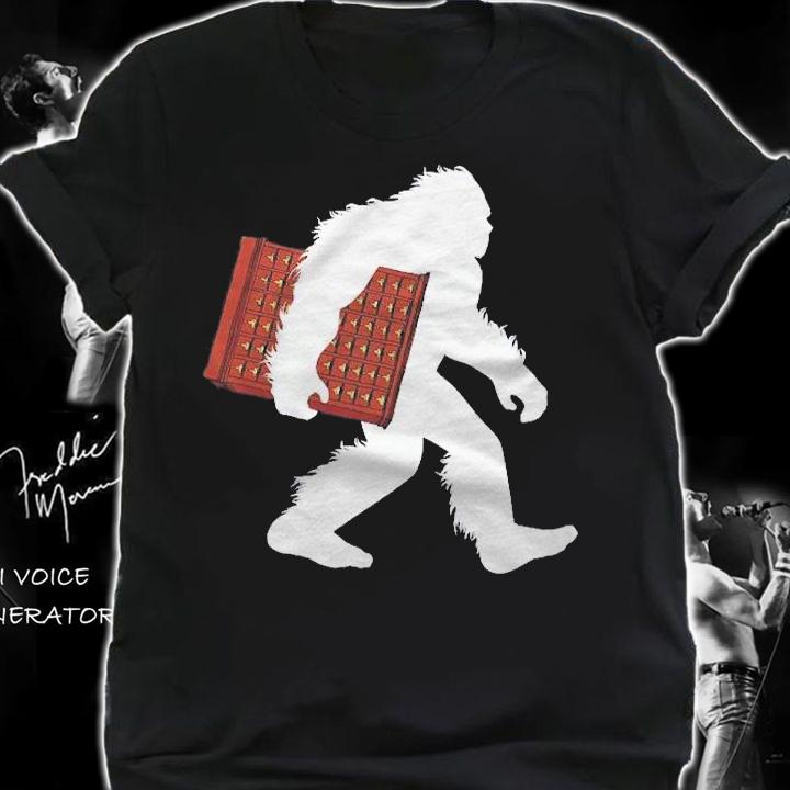 Librarian Bigfoot Carrying Library Card Catalog Sasquatch Shirt t-shirt shirt