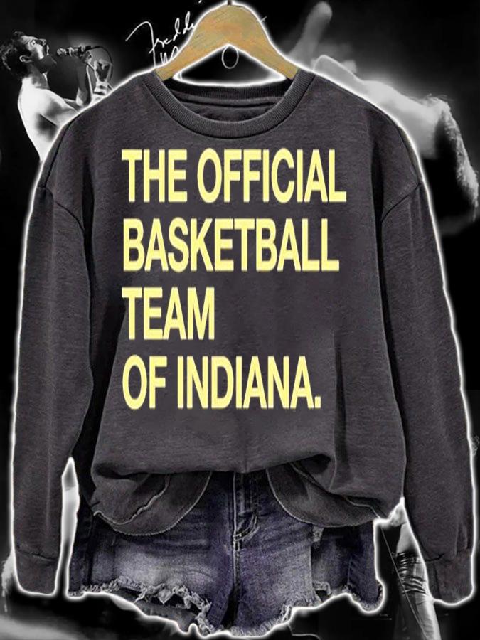 The Official Basketball Team Of Indiana T-Shirt t-shirt sweatshirt