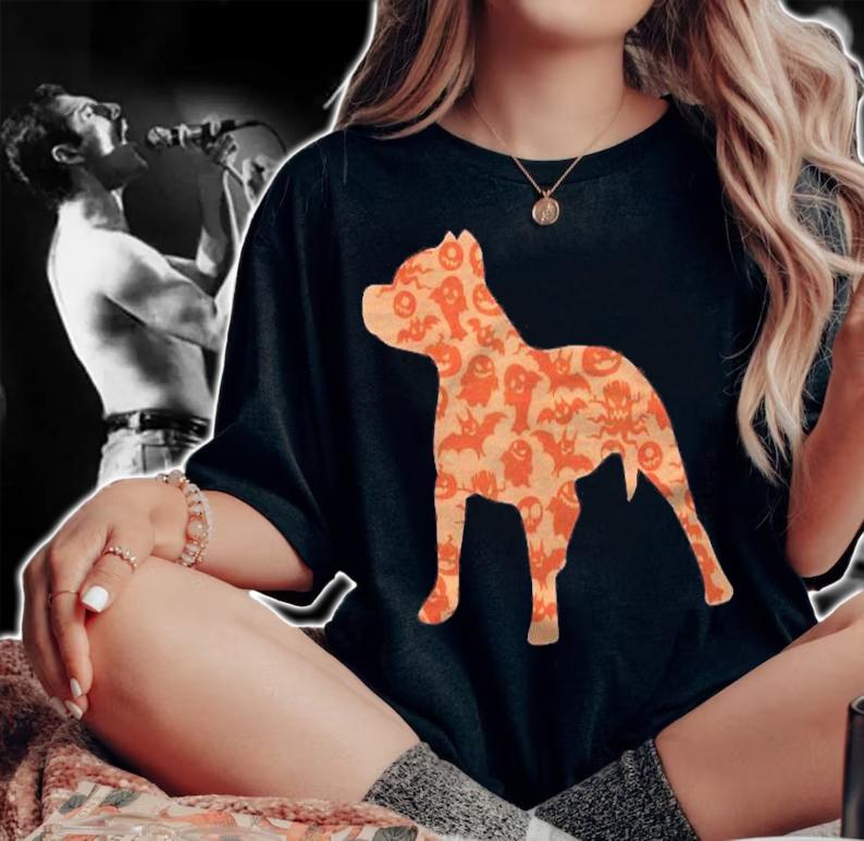 Halloween Costume Dog Lover Pitbull Gift Pitbull Halloween Shirt t-shirt
