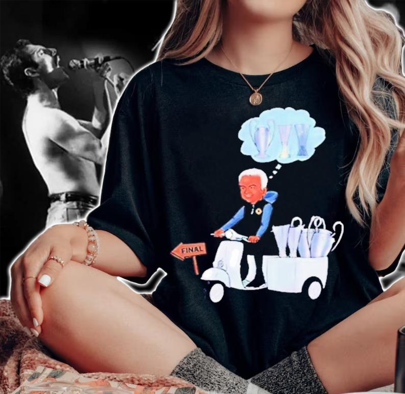 Jose Mourinho Final Of All Three Shirt t-shirt woman shirt