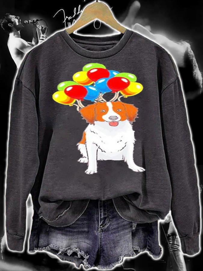 Kooikerhondje With Ballons T-Shirt t-shirt sweatshirt