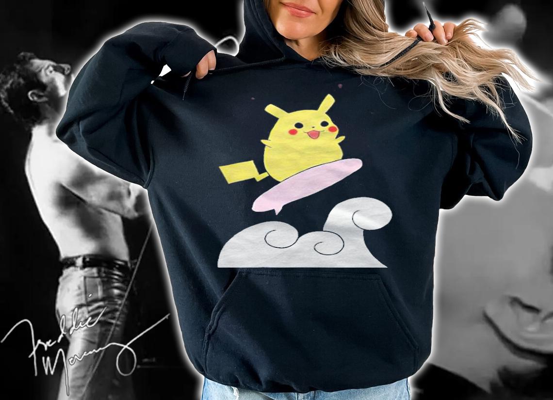 Pokemon Pikachu surfing T-shirt t-shirt