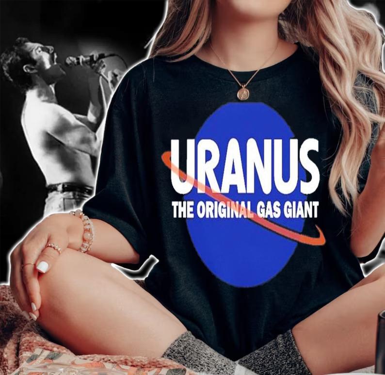 Uranus The Original Gas Giant Charlotte Clymer Space Center Houston Shirt t-shirt woman shirt