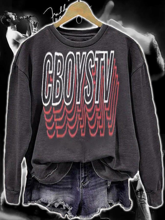 Cboystv layer logo T-shirt sweatshirt