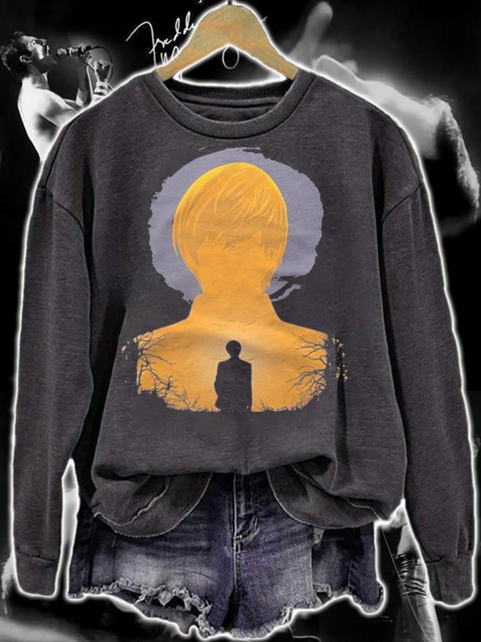 Death Note Yagami Raito character's shadow T-shirt