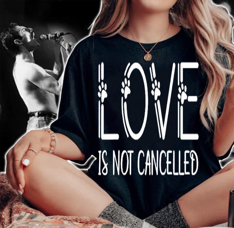 Dog Love is Not Cancelled Shirt For Dog owner Lovers T-Shirt woman shirt